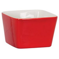 Ceramic Bowl - Red - 2-5/8" x 4" x 4"